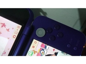 fino n3ds c stick firmeza analógico bastão Nintendo 3ds 3d print model - Mito3D