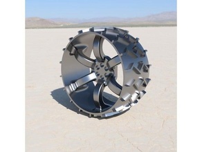 vagabond roue lego véhicule curiosité compatible technique Mars roues 3d print model - Mito3D