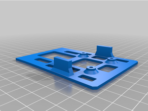 harrier s1100 fc mount plate 3d print model - Mito3D