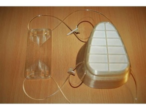 respirator string strap mask respiratory 3d print model - Mito3D