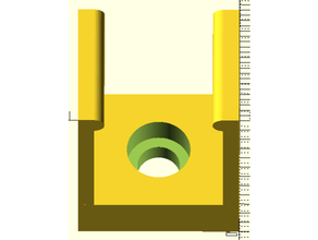 perforar arrojar llave soporte openscad proyecto 3d print model - Mito3D