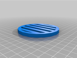 3 inch outdoor drain cover 80mm swimming pool 3d print model - Mito3D