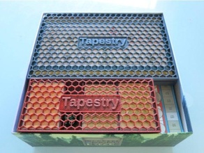 tapestry insert boardgame boardgames inserts organizer 3d print model - Mito3D