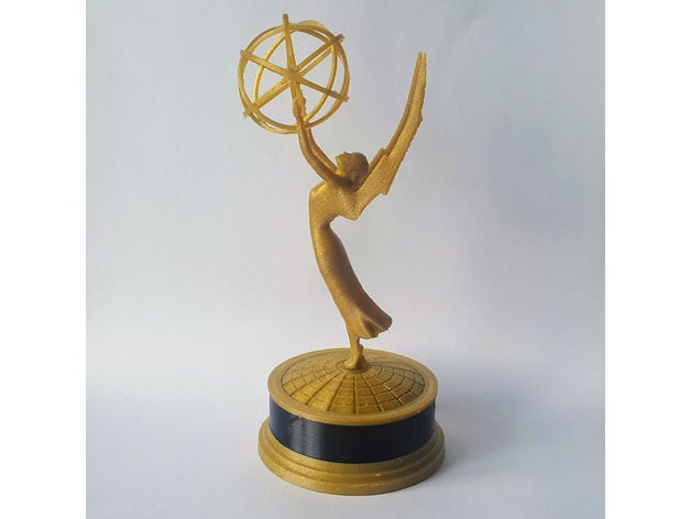 emmi premio emmy emmys replica televisione trofeo 3D print model - Mito3D