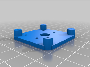 raspicamhq raspicam agujeros adaptador 3d print model - Mito3D