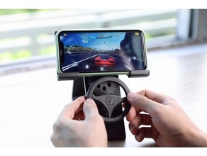 mobile game steering wheel snapmaker 3d print model - Mito3D