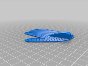 fliegenklatsche handform 3d print model - Mito3D