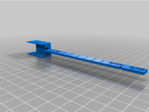 cr-10 e-steps ruler 3d print model - Mito3D