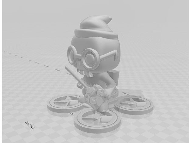 Funko zmaro dos dronlar 3D print model - Mito3D
