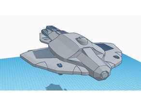 cardassiano mektar classe pirata navio estrangeiro nave espacial rpg suporte sci fi Ciência ficção scifi naves espaciais estelar Starships jornada Estrelas Estrela caminhada tng 3d print model - Mito3D