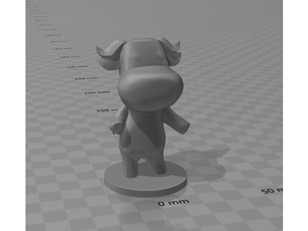 animal crossing bull 3D print model - Mito3D