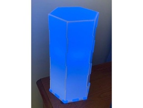 verhexen Lampe sechseckig Licht 3d print model - Mito3D