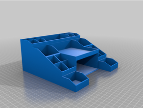 makeup organizer drawer - remix box holder 3d print model - Mito3D
