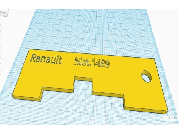 renault mot 1489 tool arbol levas k4m renaul 3D print model - Mito3D