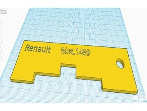 renault agudeza 1489 herramienta arbol levas k4m 3d print model - Mito3D