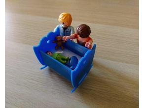 playmobil bebê cama 3d print model - Mito3D