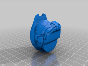 halo helmet keychain 3d print model - Mito3D