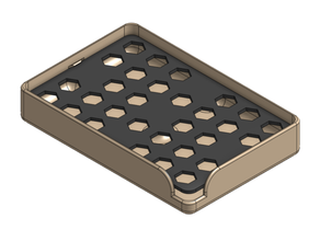simplistic soap dish box holder 3d print model - Mito3D