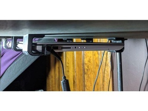 auto-charging laptop dock charging mount accessories bracket 3d print model - Mito3D