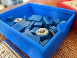catane pièces boîte jeu plateau récipient colons catan 3d print model - Mito3D
