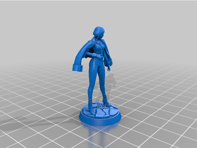 skadi school outfit overhit video game 3D print model - Mito3D