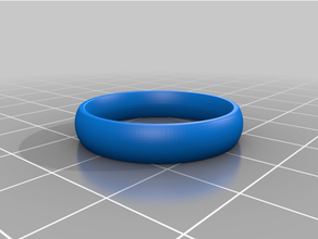 paramétrico Boda anillo 3d print model - Mito3D