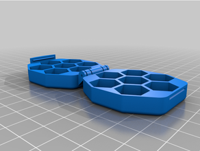 mini dice case print place 3d print model - Mito3D