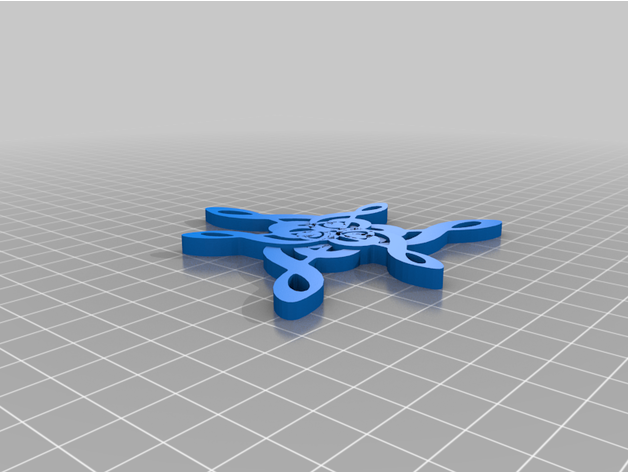 violin pedndant 3D print model - Mito3D