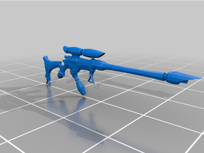 ranger rifle - space elf gubbins gubbin 3d print model - Mito3D
