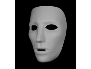 nœud coulant Halloween masque césar 83 Joey jordison tête godet 3d print model - Mito3D