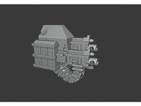 mortis twin hb dreadnought weapons heavy bolter space marine warhammer 40k 3d print model - Mito3D