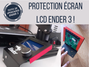 proteção cran lcd ender 3 toto 28 Atualizações crialidade melhoria pró 3d print model - Mito3D