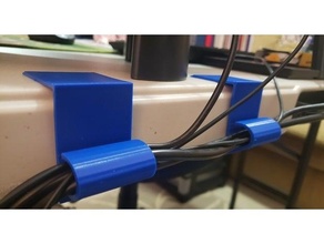 durée vie pliant table câble organisateur clips 3d print model - Mito3D