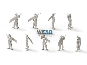 nuvem contenda fantasia vii ffvii 7 we3duk 3d print model - Mito3D