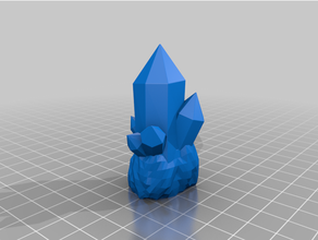 fantezi kristal masaüstü 3d print model - Mito3D