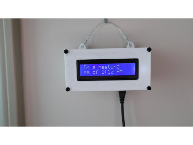 framboesa pi caso bainha 16x2 lcd tela 3D print model - Mito3D