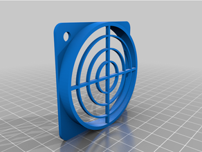 60 mm dia cooling fan guard 3d print model - Mito3D