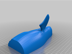 baleia Tubarão remixar 3d print model - Mito3D