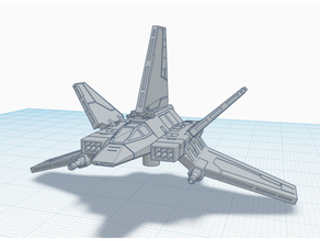 modular alpha starwing 3d print model - Mito3D