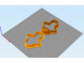 baby pacifier cookie cutter 3d print model - Mito3D
