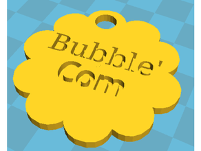 logo bubblecom 3d print model - Mito3D