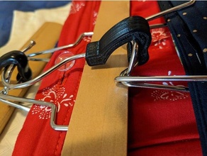 pants skirt hanger hook repair clothing household organization storage 3d print model - Mito3D