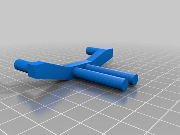 hpi savage xs body mount posts bodymount flux 3D print model - Mito3D