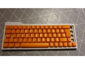 hell 69 Cereza mx cableado mano asi diseño Keeb mecánico teclado 3d print model - Mito3D