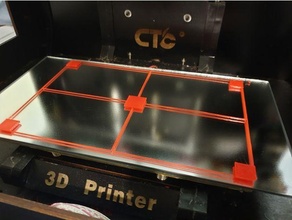 ctc replicator dual bed levelling 225x145mm leveling printer 3d print model - Mito3D