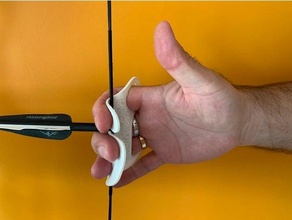 Bogenschießen Finger Tab bewachen biegen Schutz rekurven tpu 3d print model - Mito3D