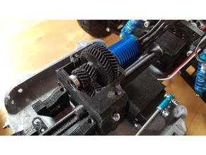 tarmo4 - extended gearbox 3d printing rc car 3d print model - Mito3D