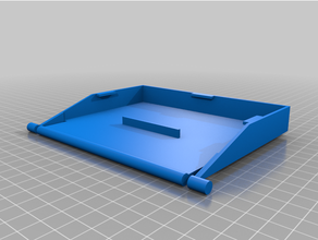 pool skimmer weir klappe 3d printed 3d print model - Mito3D