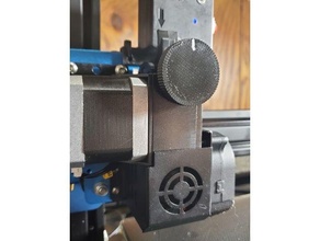 sovol sv-01 tension knob 3d printer parts creality ender 3 direct drive extruder press fit sv01 3d print model - Mito3D