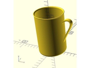 tasse cup cacao coffee cold drinks hot juice lemonade 3d print model - Mito3D